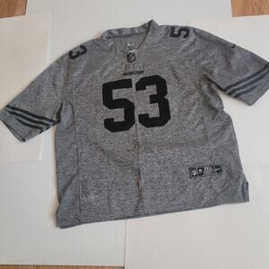 Nike SF 49ers NaVorro Bowman #53 NFL Jersey On Field Men's Size XXXL Sewn